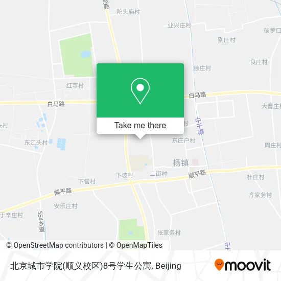 北京城市学院(顺义校区)8号学生公寓 map