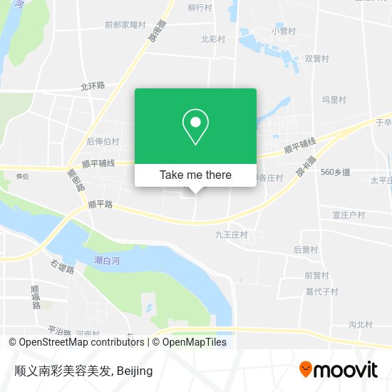 顺义南彩美容美发 map