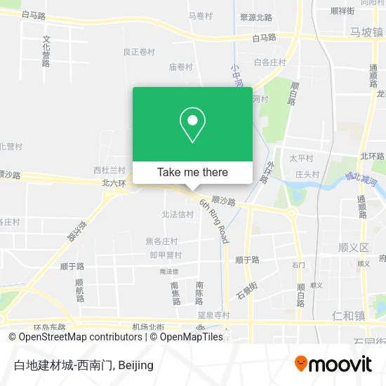 白地建材城-西南门 map