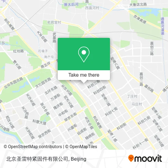 北京圣雷特紧固件有限公司 map