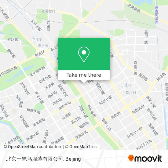 北京一笔鸟服装有限公司 map