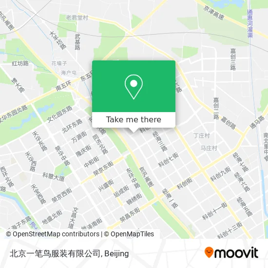 北京一笔鸟服装有限公司 map