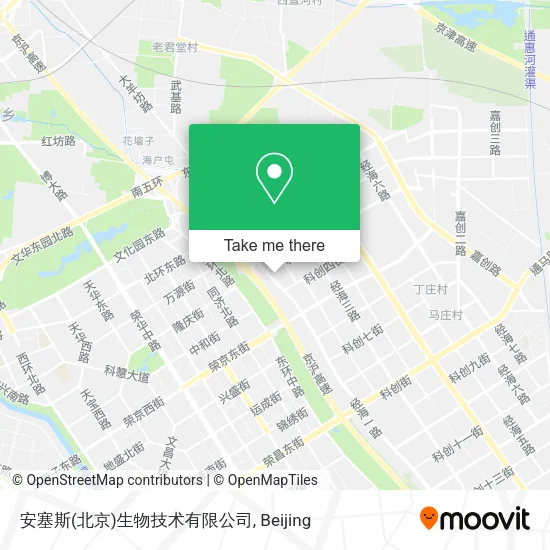 安塞斯(北京)生物技术有限公司 map