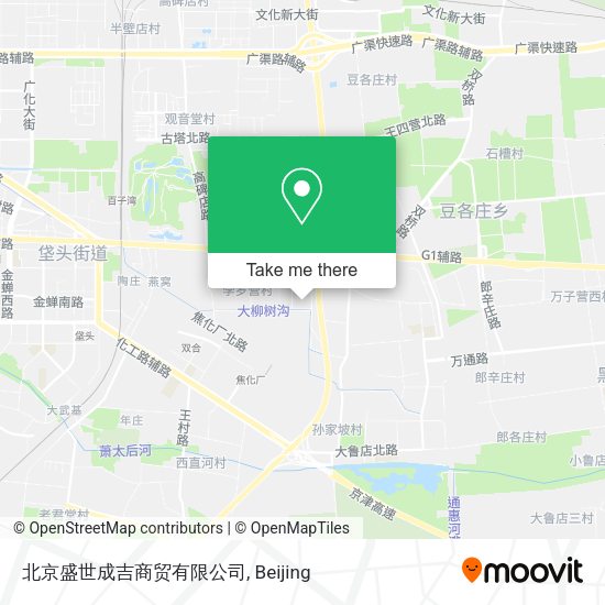 北京盛世成吉商贸有限公司 map