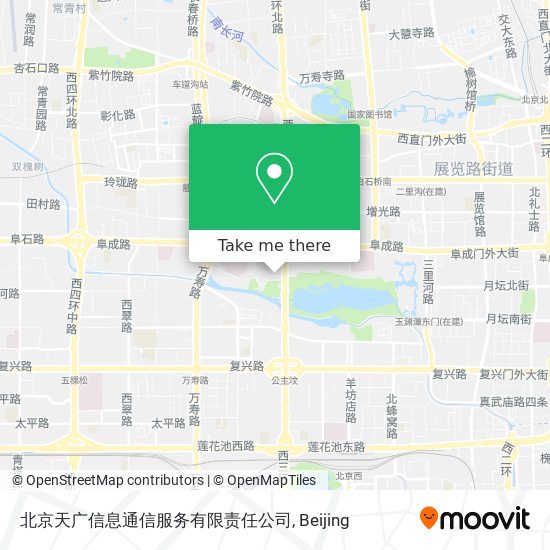 北京天广信息通信服务有限责任公司 map