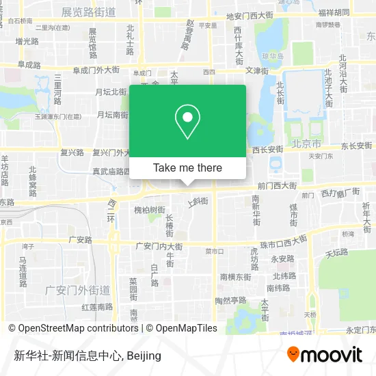 新华社-新闻信息中心 map