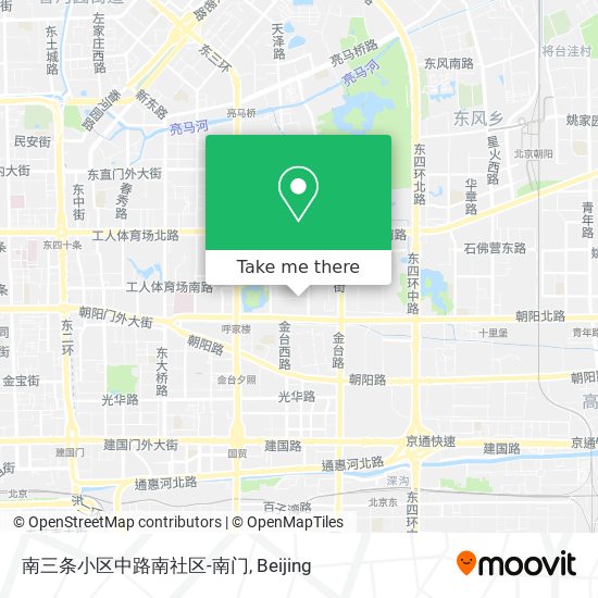 南三条小区中路南社区-南门 map