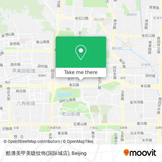 酷潘美甲美睫纹饰(国际城店) map