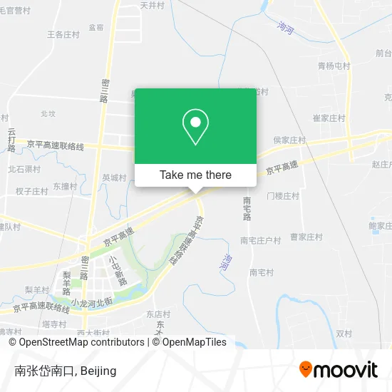 南张岱南口 map