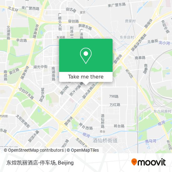 东煌凯丽酒店-停车场 map