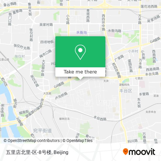 五里店北里-区-8号楼 map