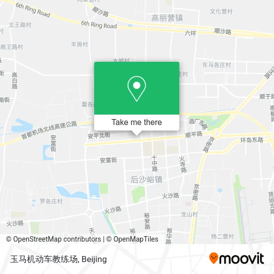 玉马机动车教练场 map