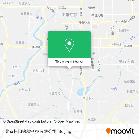 北京拓阳锐智科技有限公司 map