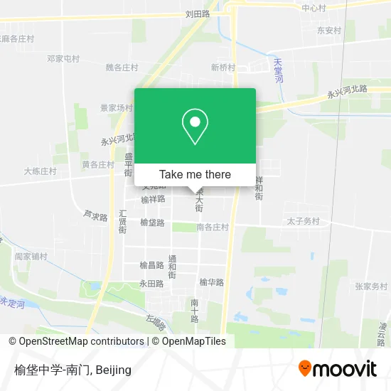 榆垡中学-南门 map