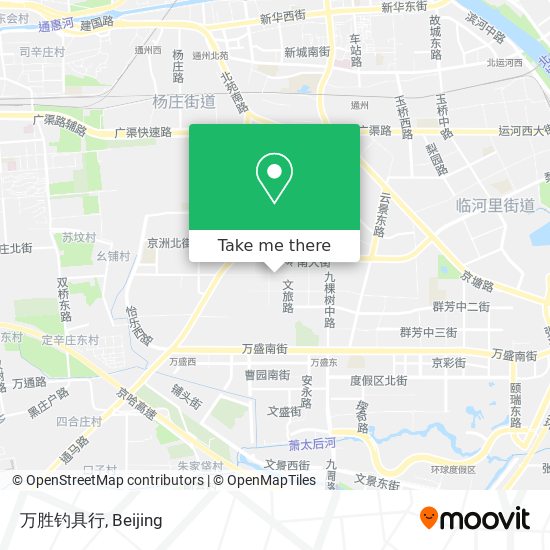 万胜钓具行 map