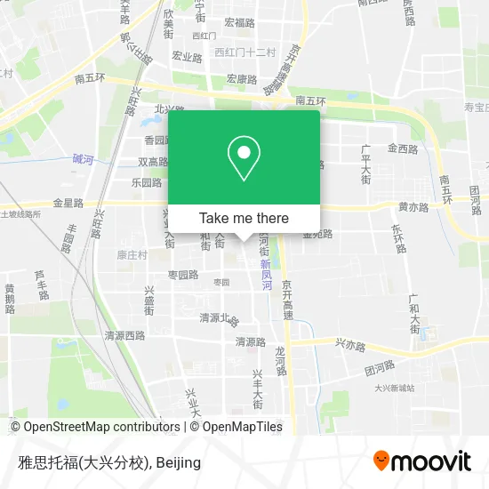 雅思托福(大兴分校) map