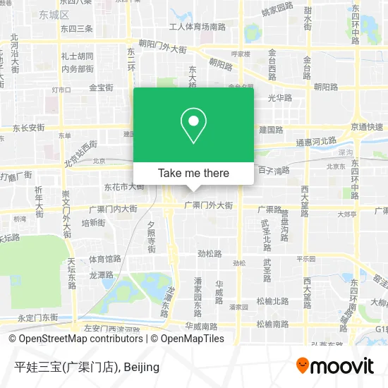 平娃三宝(广渠门店) map