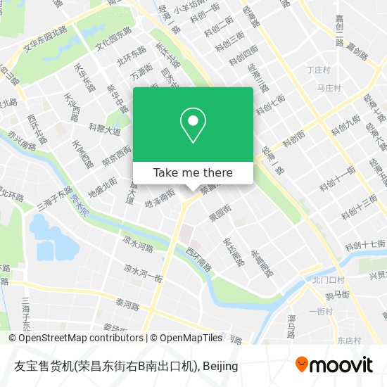 友宝售货机(荣昌东街右B南出口机) map
