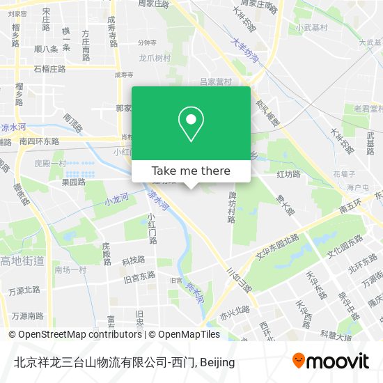 北京祥龙三台山物流有限公司-西门 map