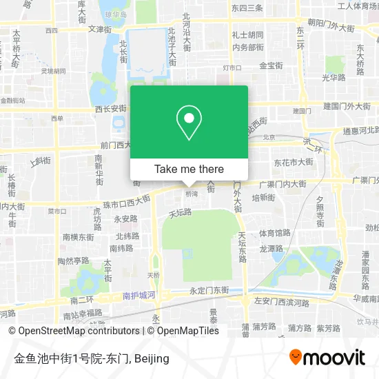 金鱼池中街1号院-东门 map
