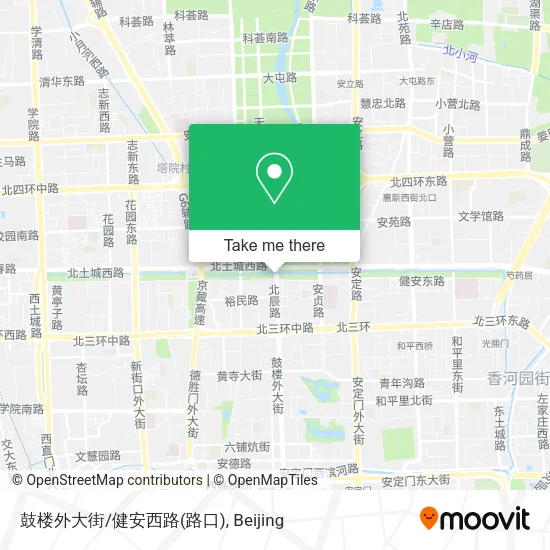 鼓楼外大街/健安西路(路口) map