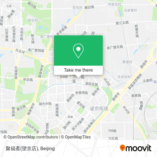 聚福斋(望京店) map