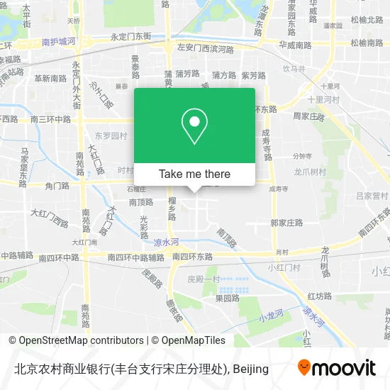 北京农村商业银行(丰台支行宋庄分理处) map
