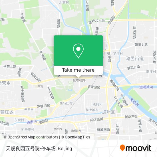 天赐良园五号院-停车场 map