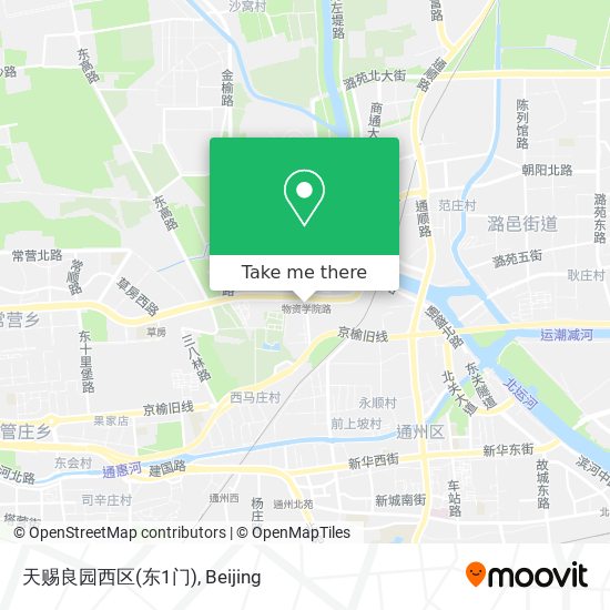 天赐良园西区(东1门) map