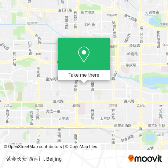 紫金长安-西南门 map