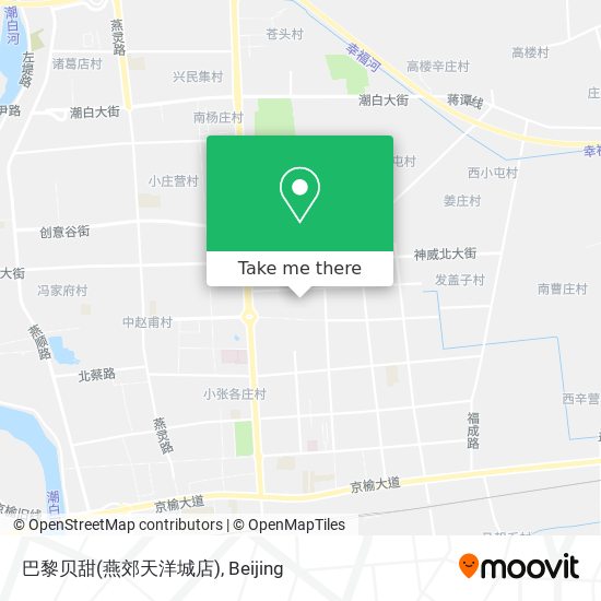 巴黎贝甜(燕郊天洋城店) map