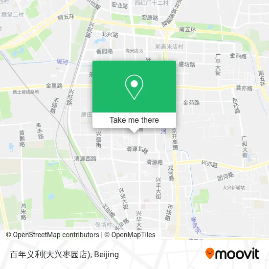 百年义利(大兴枣园店) map