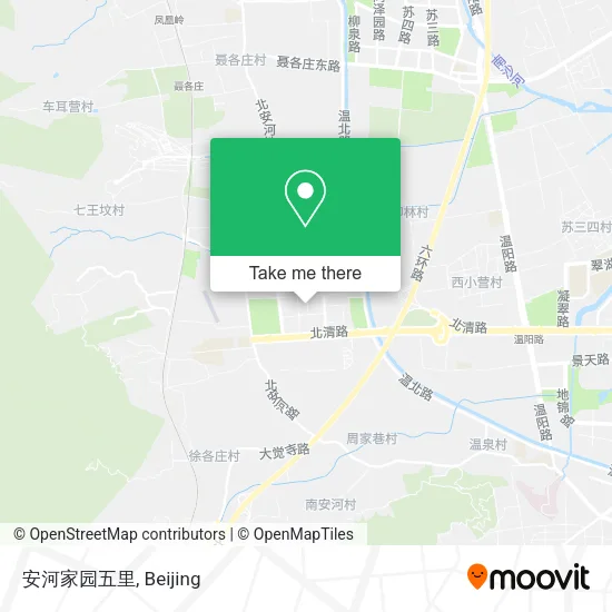 安河家园五里 map