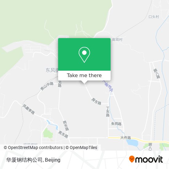 华厦钢结构公司 map