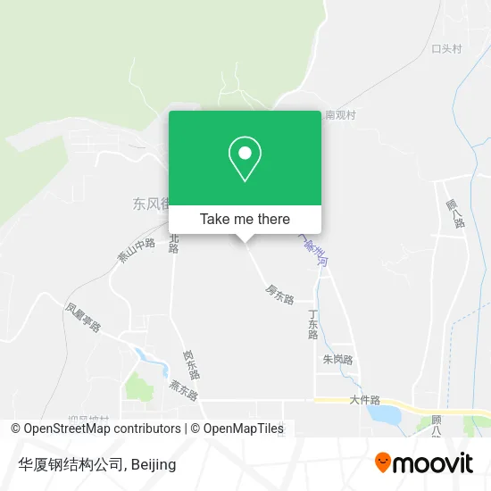 华厦钢结构公司 map