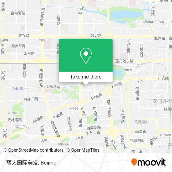 丽人国际美发 map