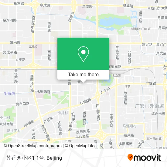 莲香园小区1-1号 map