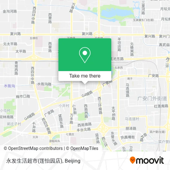 永发生活超市(莲怡园店) map