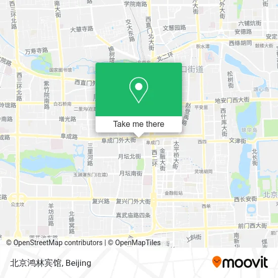 北京鸿林宾馆 map