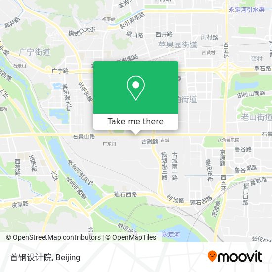 首钢设计院 map