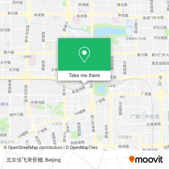 北京佳飞录音棚 map