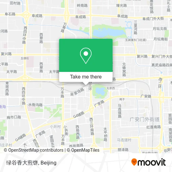绿谷香大煎饼 map