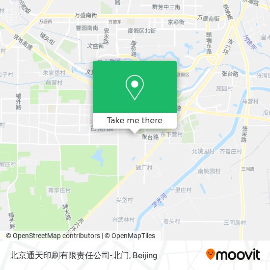 北京通天印刷有限责任公司-北门 map