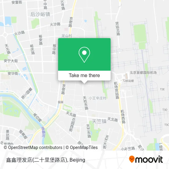 鑫鑫理发店(二十里堡路店) map