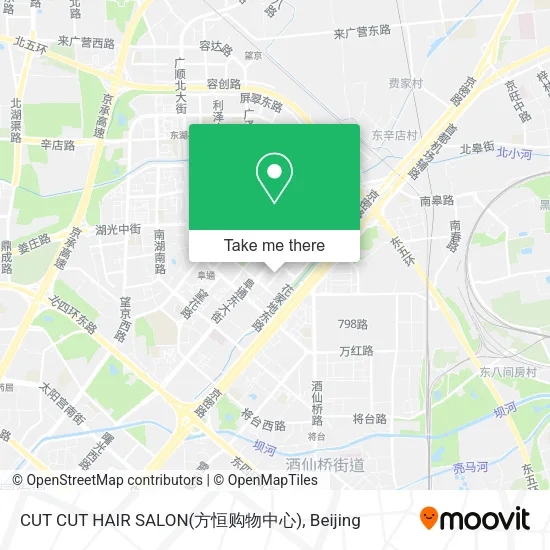 CUT CUT HAIR SALON(方恒购物中心) map
