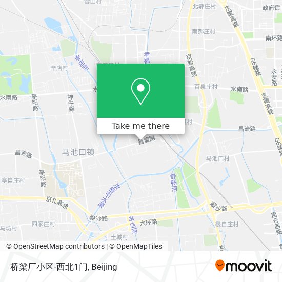 桥梁厂小区-西北1门 map