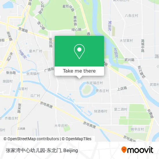 张家湾中心幼儿园-东北门 map