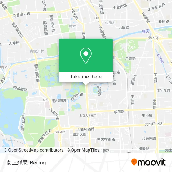 食上鲜果 map