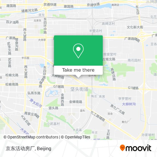 京东活动房厂 map