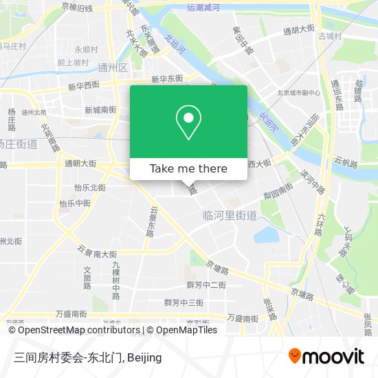 三间房村委会-东北门 map